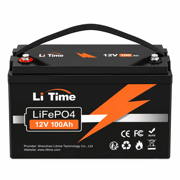 Акумуляторна батарея LiTime LiFePO4 12V100Ah, BMS 100A akum1 фото