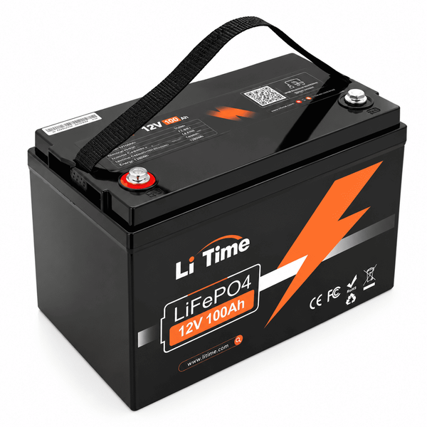 Акумуляторна батарея LiTime LiFePO4 12V100Ah, BMS 100A akum1 фото