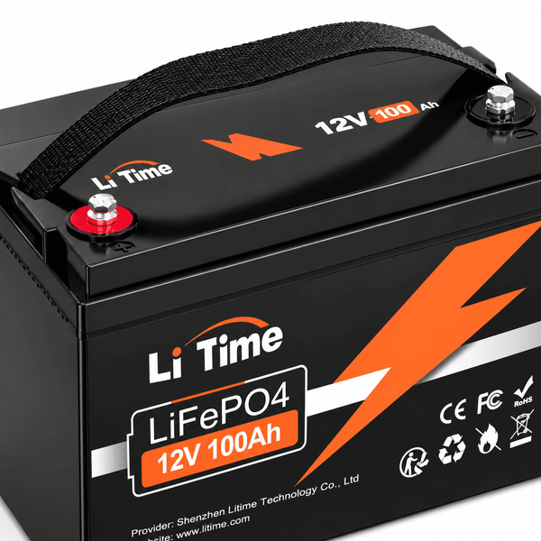Акумуляторна батарея LiTime LiFePO4 12V100Ah, BMS 100A akum1 фото