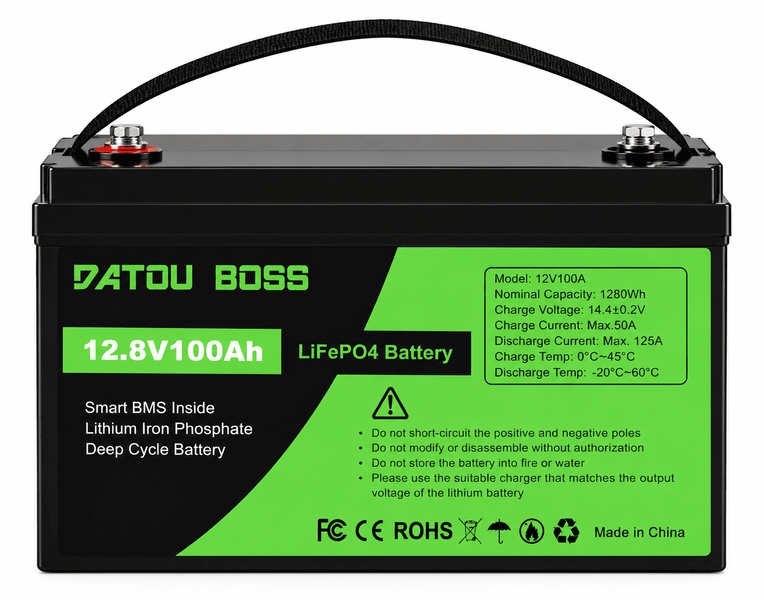 Акумуляторна батарея DATOU BOSS LiFePO4 12V 100Ah, BMS 100A akum2 фото